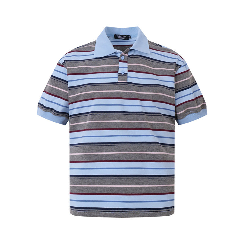 Casual Street Wear Vintage Loose Casual Loose POLO Shirt Top