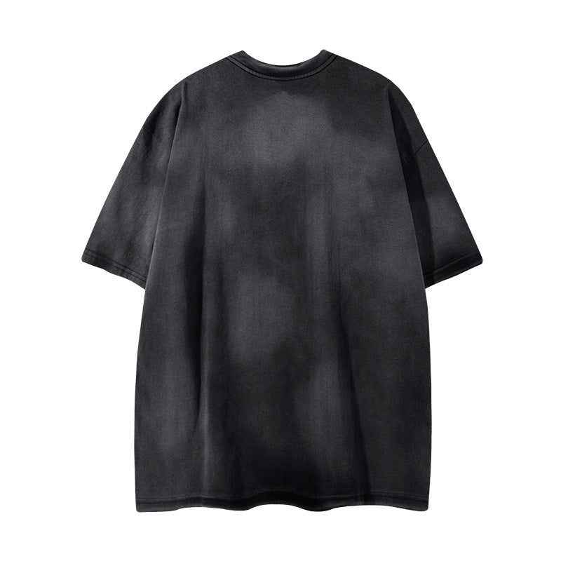 Nyc 1990 Shirt gradual change washed old T-shirt short sleeve