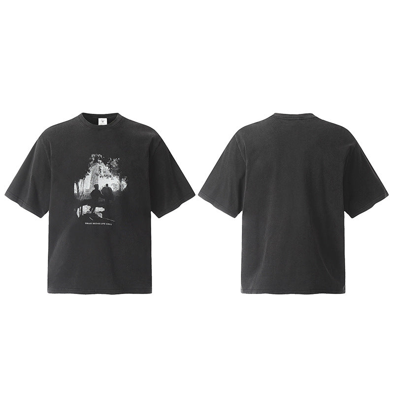 Nyc 1990 Shirt Vintage Old Printed Short Sleeve T-Shirt