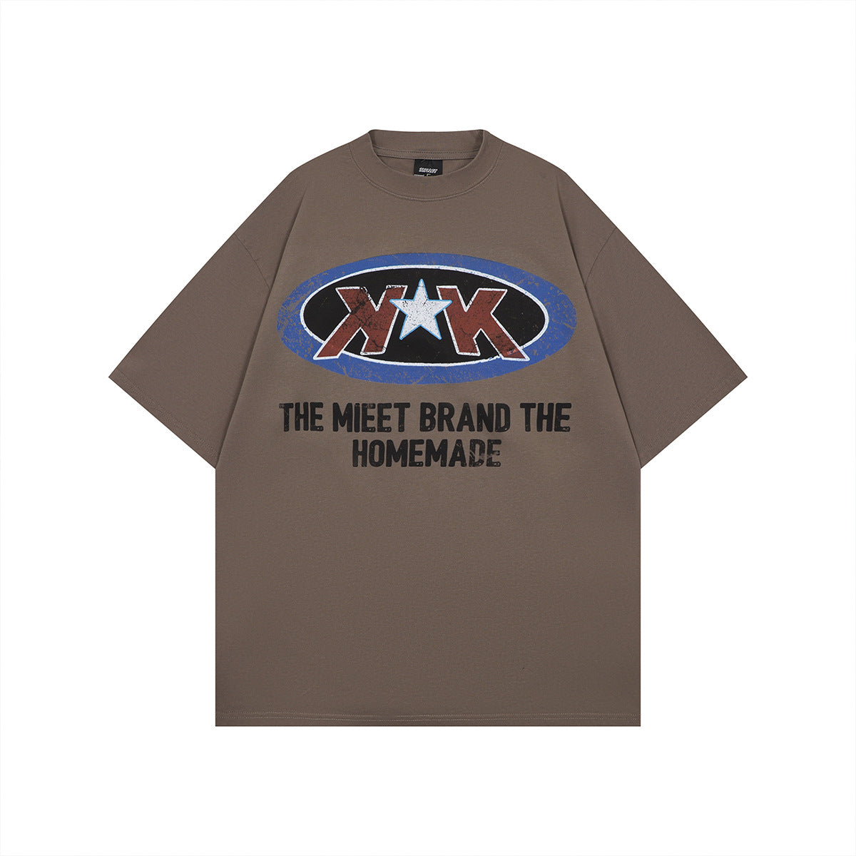 1990 Fashion T-Shirt Summer Wash T-Shirt Retro Short Sleeve T-Shirt