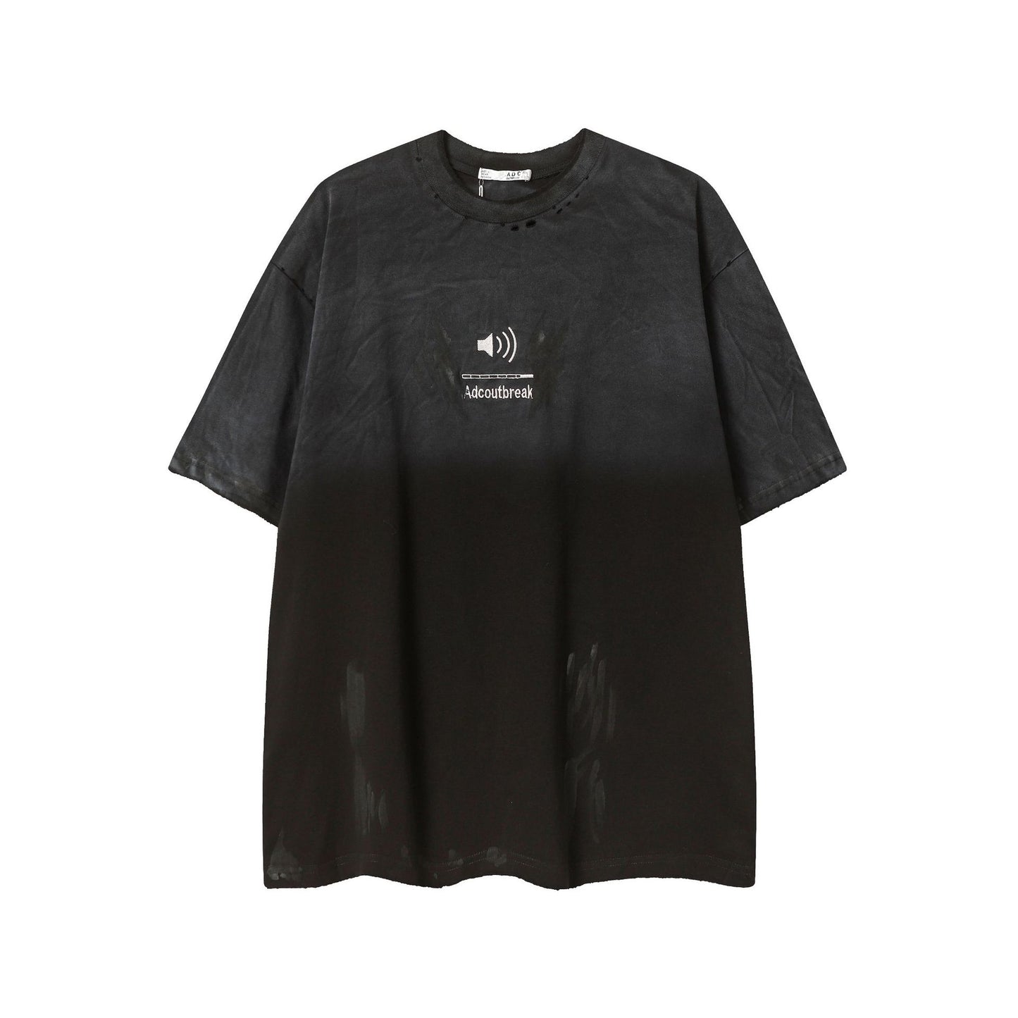 Ye T Shirt Summer Retro Washed Old Graffiti Short Sleeve T-Shirt