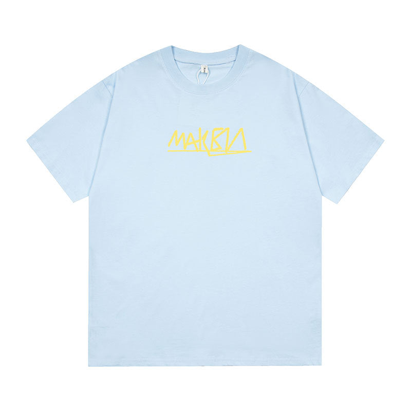 Vintage Tišö Rt Dice Letter Print Short Sleeve T-Shirt