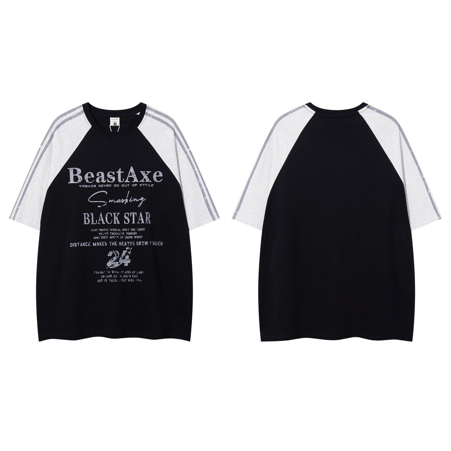 60s Style T Shirts Summer, Vintage Loose Short Sleeve T-Shirts
