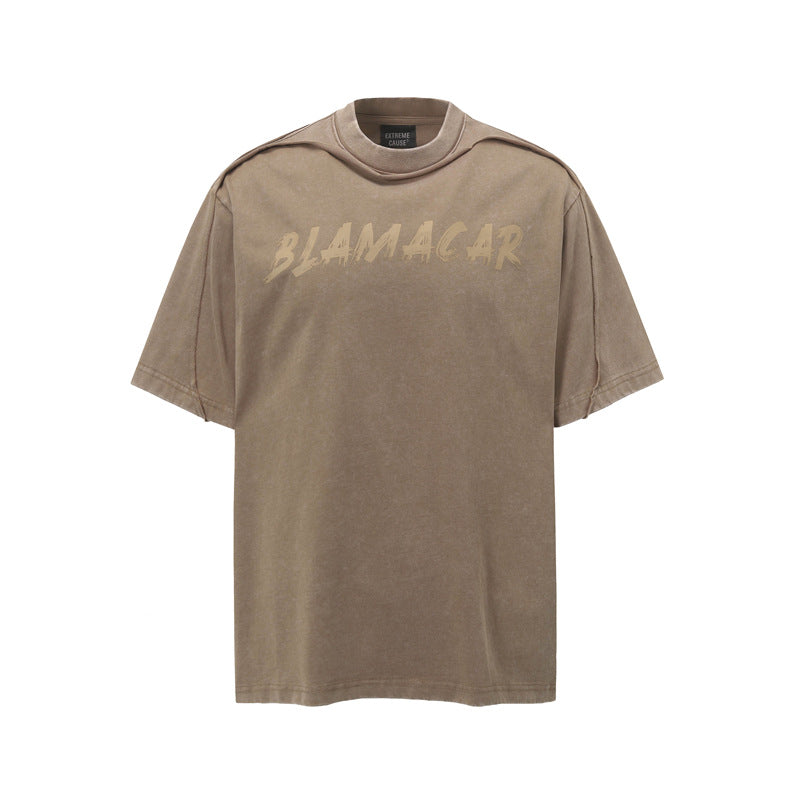Camisas Retros Summer Crew Neck