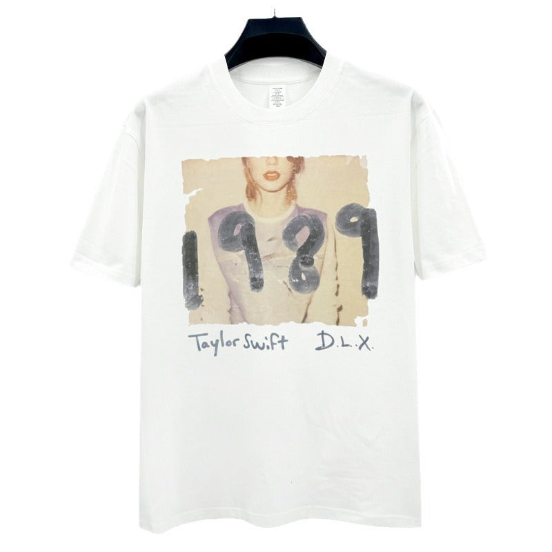 Unisex T-shirts Taylor Mildew Taylor Print Short Sleeves