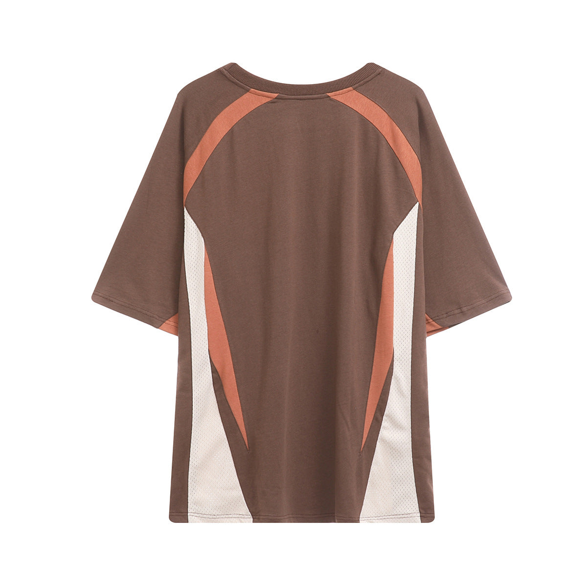60s Style T Shirts Loose Locomotive Wind Mesh Short Sleeve T