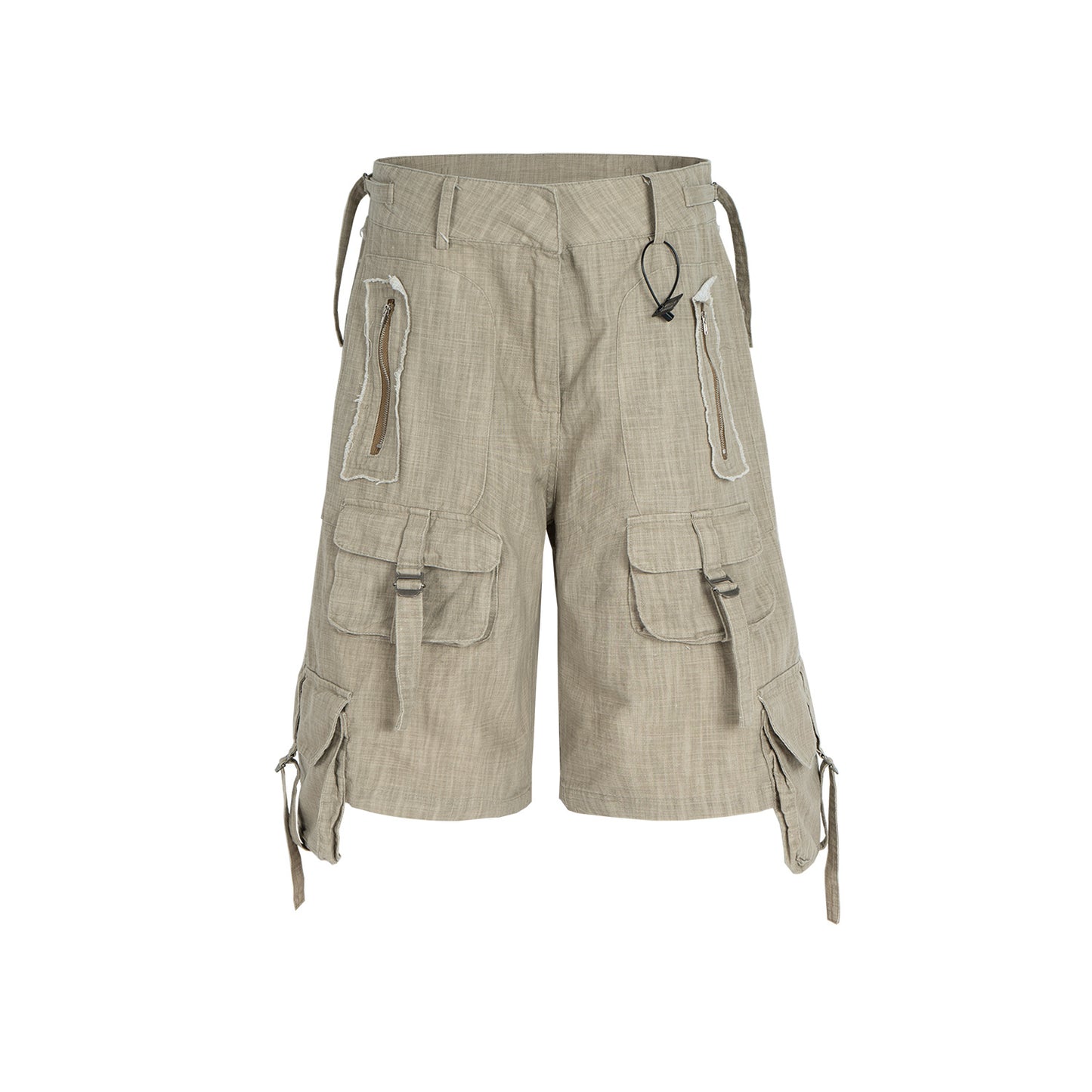 Rock Revival Jeans Chateau Zip Pocket Overalls Casual Shorts