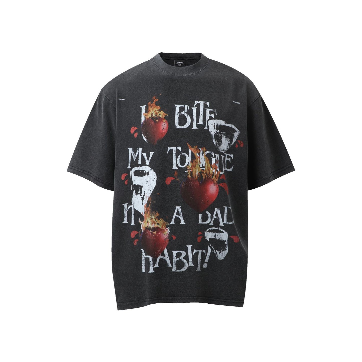 1990 Fashion T-Shirt Vintage T-Shirt Short Sleeve Loose