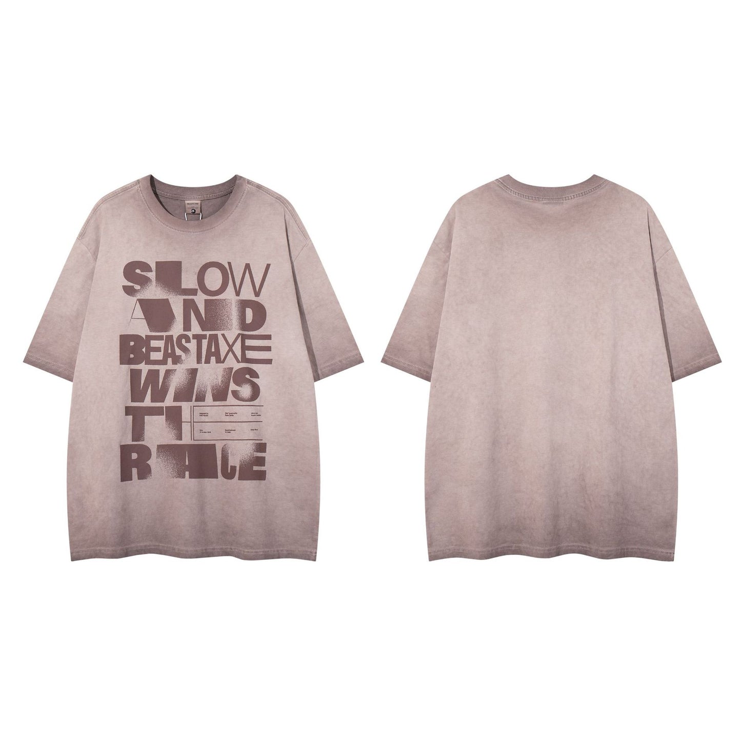 60s Style T Shirts Summer Vintage Washed Short Sleeve T-Shirts