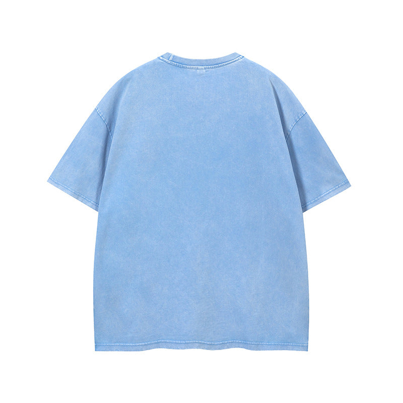 Vintage Tišö Rt Vintage Love Patch Embroidered Short Sleeve T-Shirt