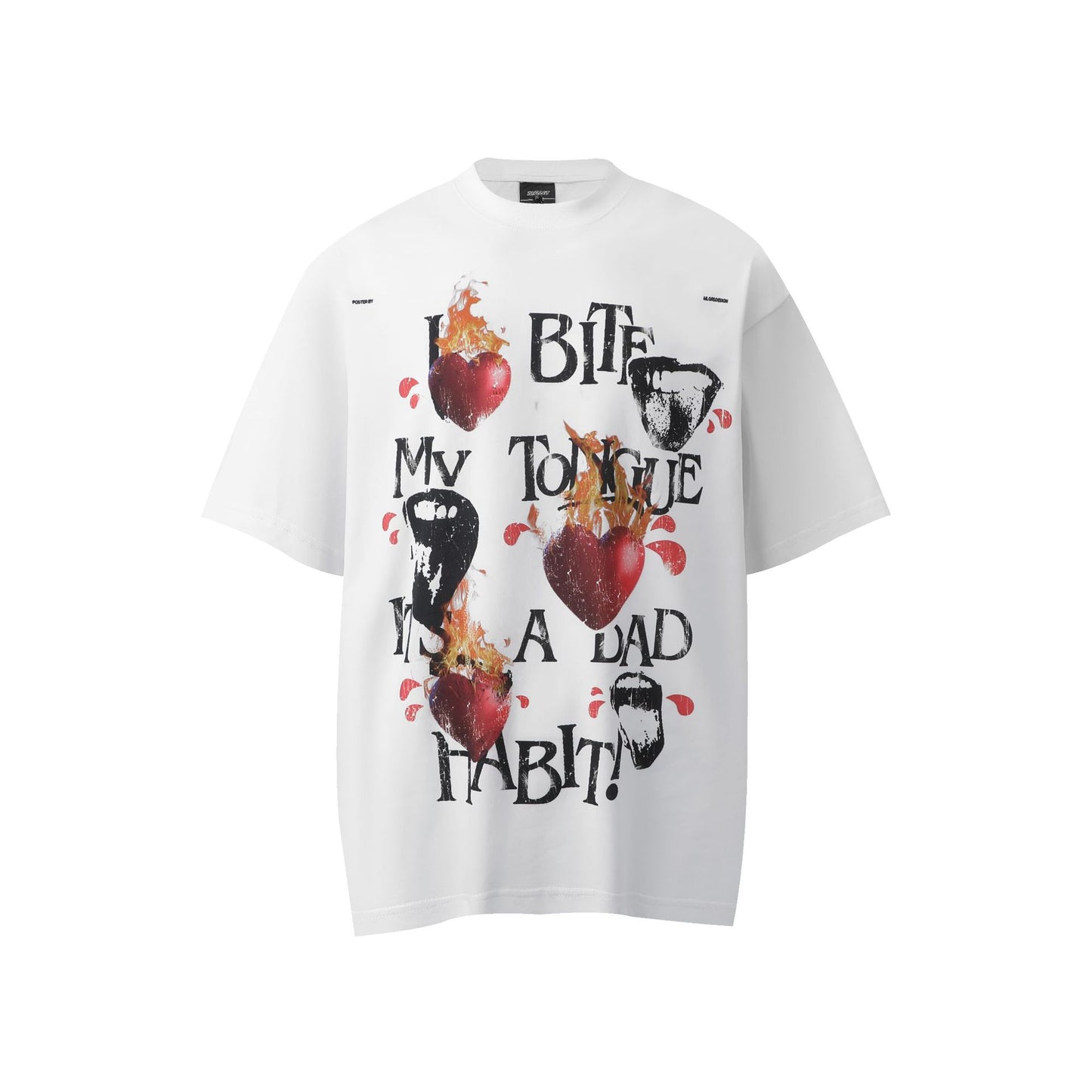 1990 Fashion T-Shirt Vintage T-Shirt Short Sleeve Loose