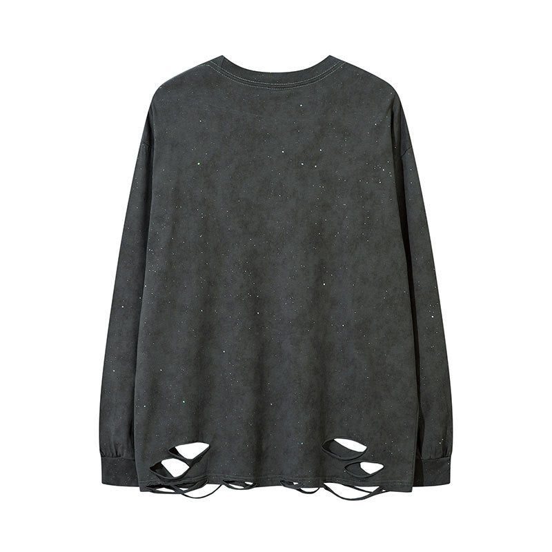 Marcas De Streetwear Vintage Long Sleeve T-Shirt Loose Top