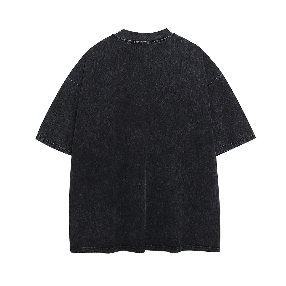 Ye T Shirt Summer Retro T-Shirt Loose Wash Old Graffiti