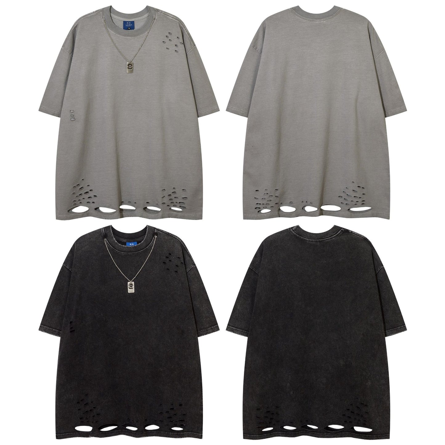 60s Style T Shirts Summer Zip Print T-Shirt Short Sleeve