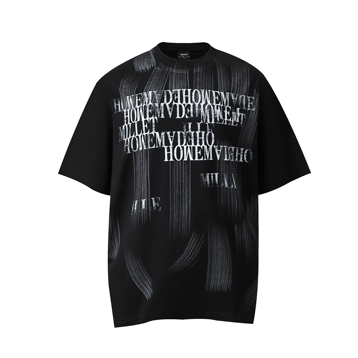 60s Style T Shirts Graffiti Print Short Sleeve T
