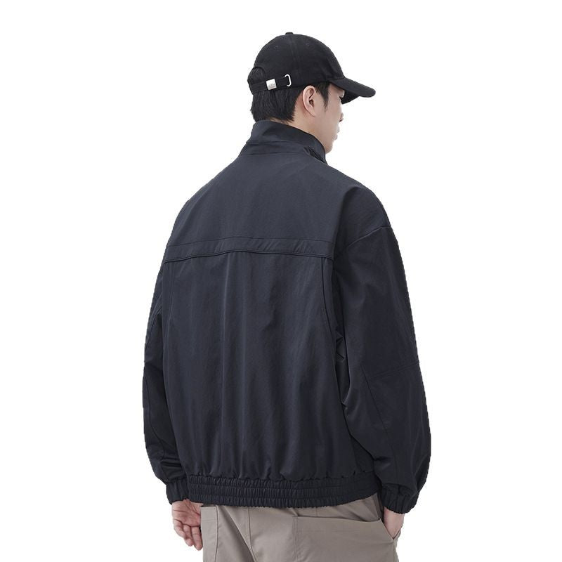 Men T-shirts loose jacket spring and autumn top
