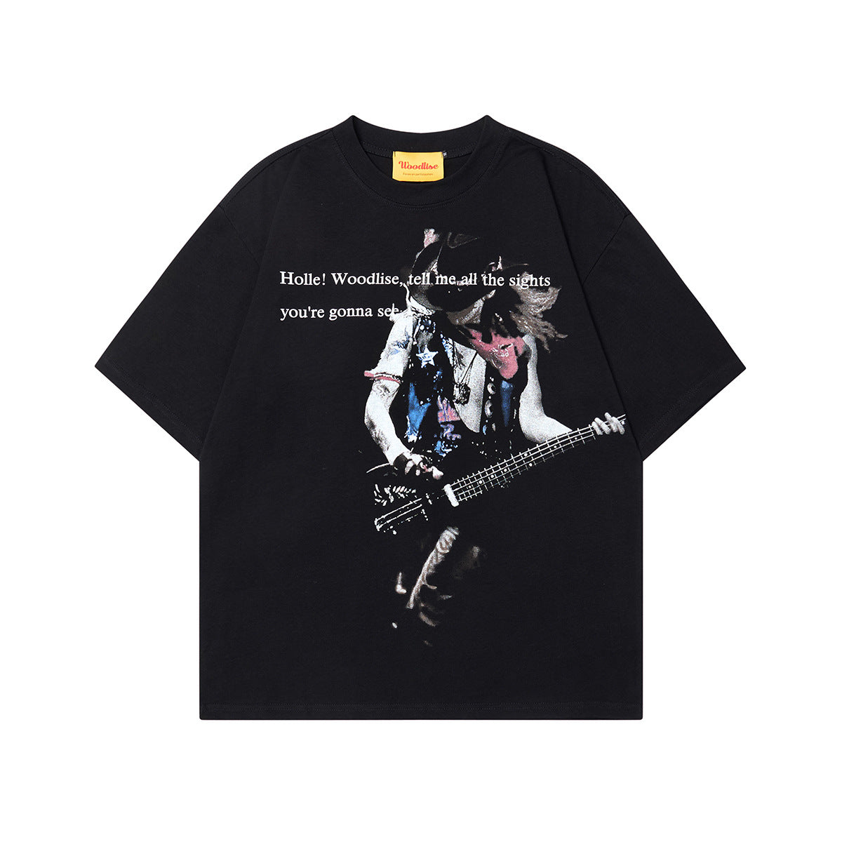 90s West Coast Hip Hop Fashion T Shirts Heavy Metal Rock Band Short Sleeve T-Shirt