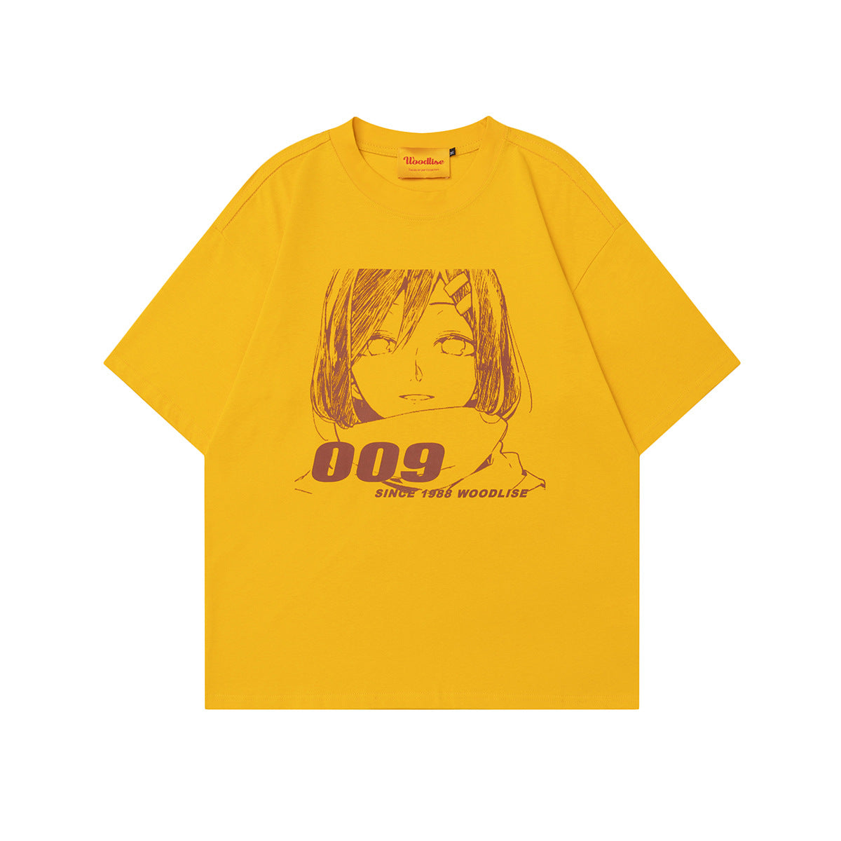 90s West Coast Hip Hop Fashion T Shirts Cartoon Anime Girl Loose Short Sleeve T-Shirt