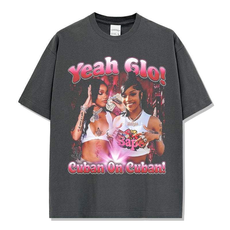 Unisex T-shirts GloRilla print