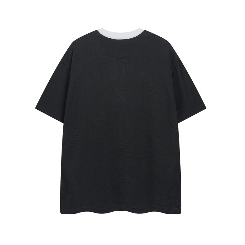Y2K mens shirt crew neck