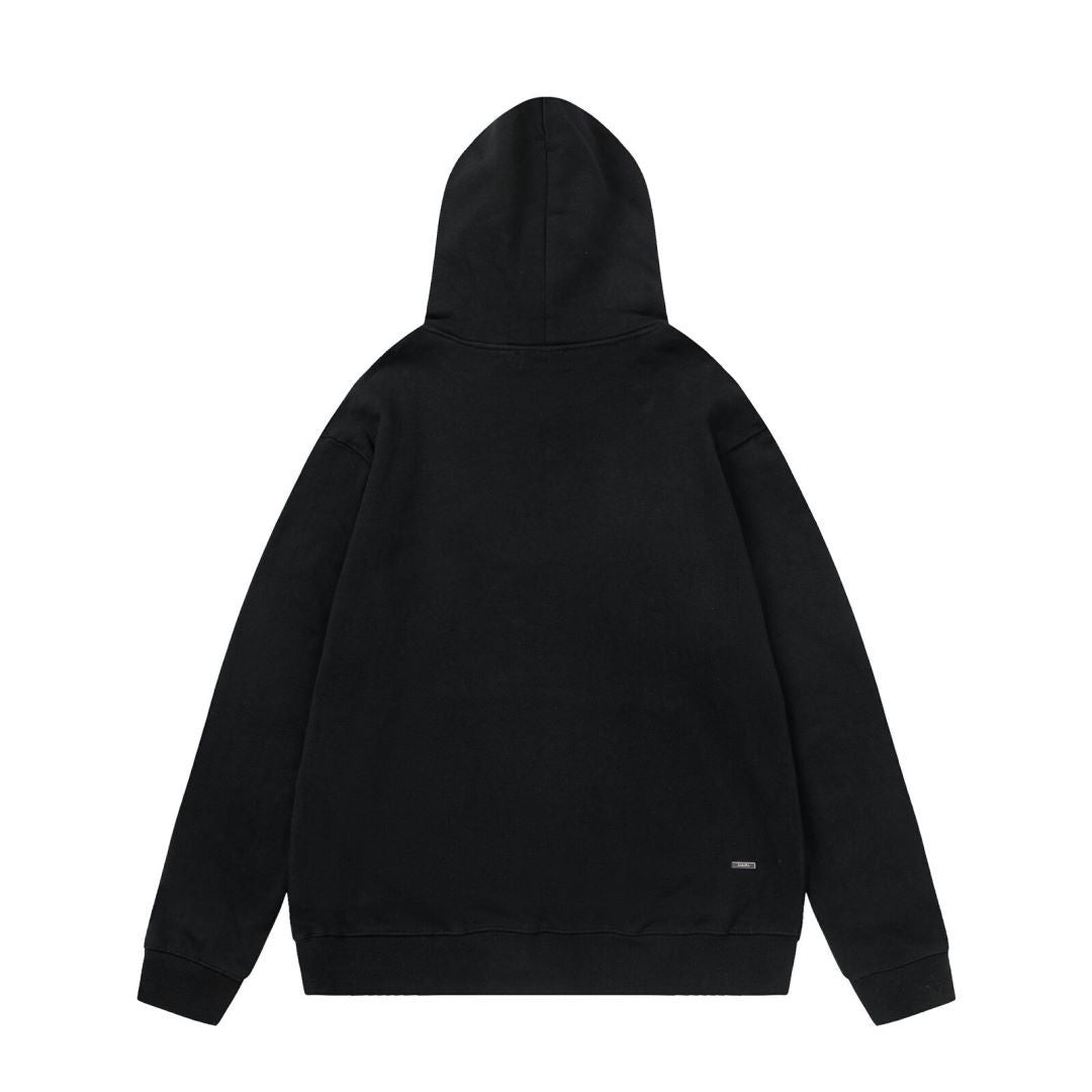 Amiri Hoodie AMI Patch Embroidery Letter Pattern Hooded Sweater Men and Women