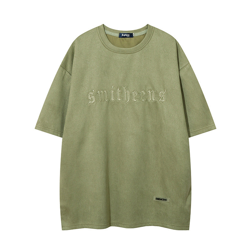 1990 Fashion T-Shirt Vintage Embroidery T-Shirt Summer Short Sleeve T-Shirt