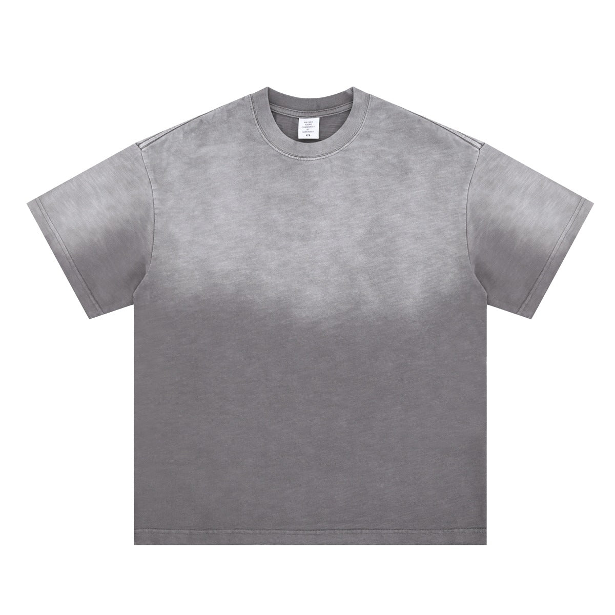 Vic Streetwear summer casual gradual change round neck short sleeve T-shirt