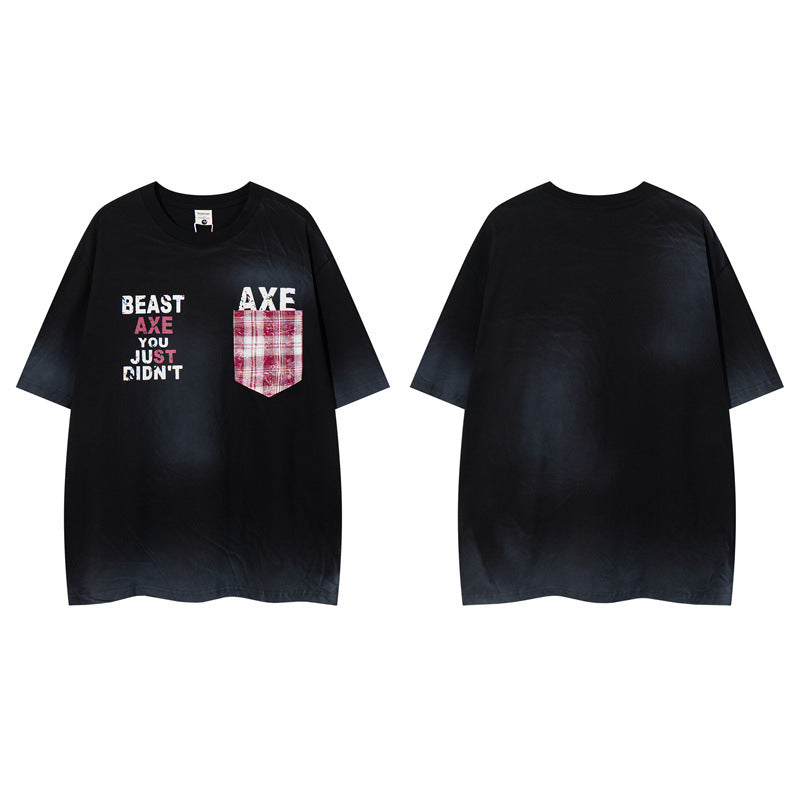 Y2K mens shirt T-shirt men's and women's short sleeves