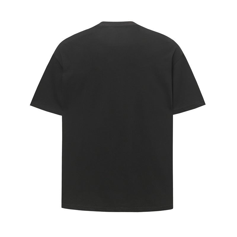 Hip Hop Shirts For Boys Vintage Letter Necklace 3D Printed Short Sleeve T-Shirt Oversize Loose Top