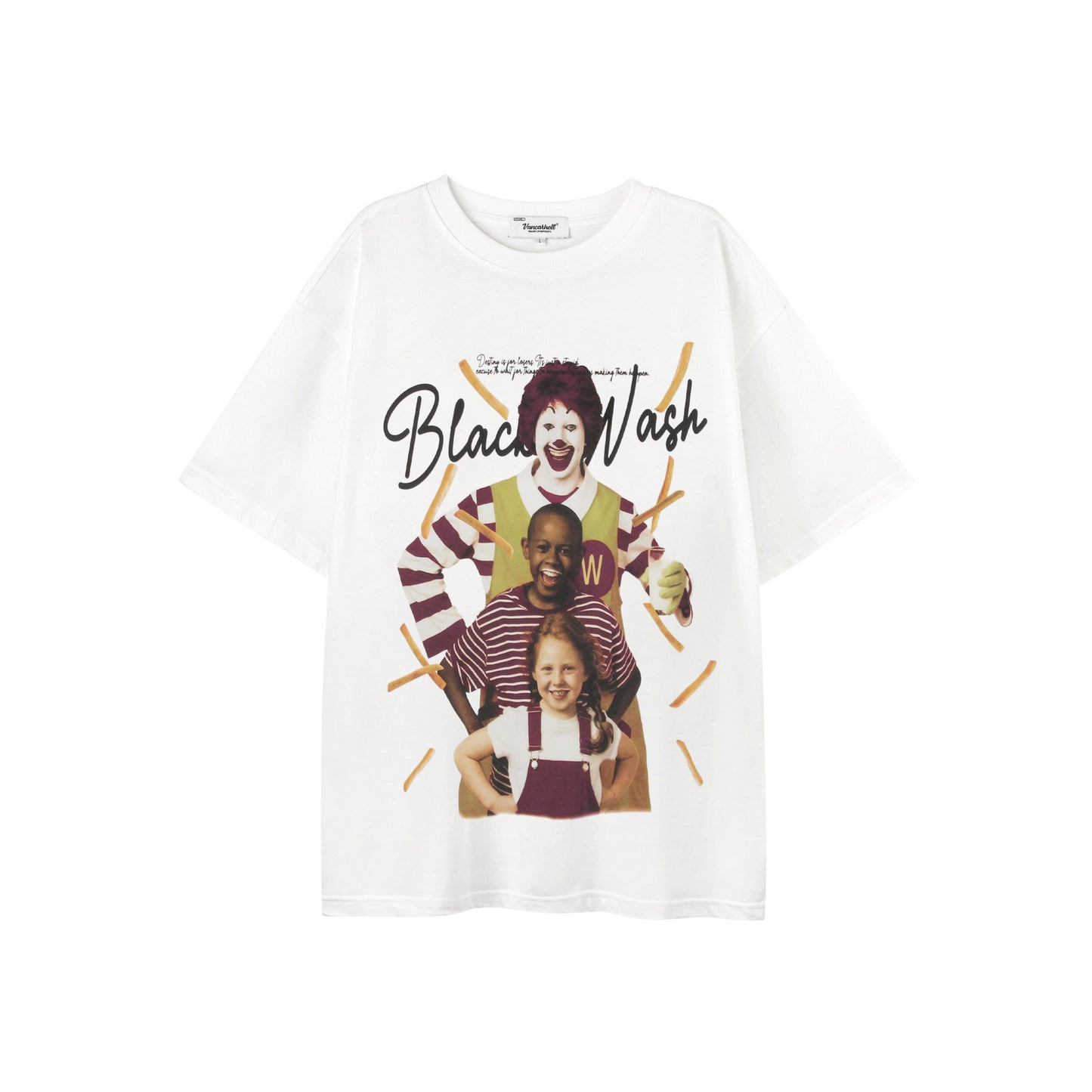 Unisex T-shirts Spring Childhood Fun Casual Loose Short Sleeve T-Shirt