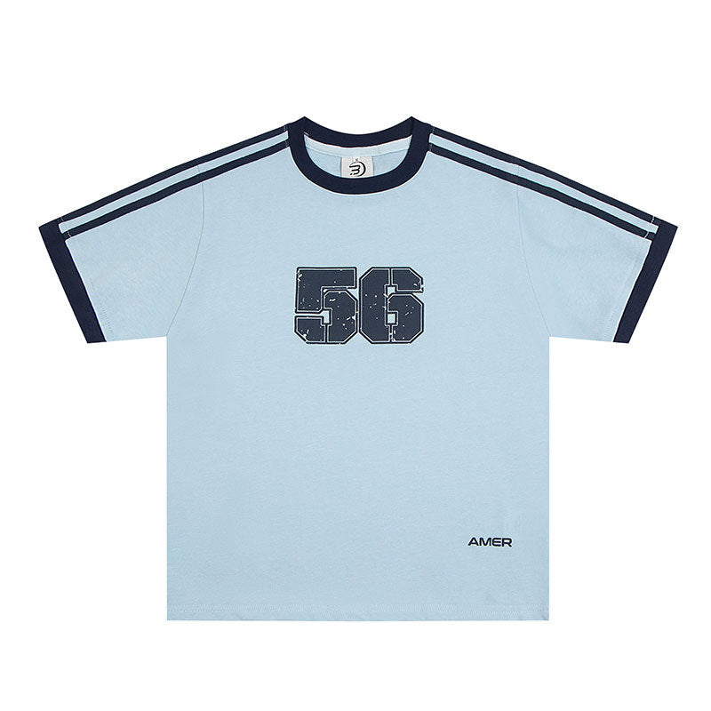 Marcas De Streetwear Alphabet Print Short Sleeve T-Shirt Loose Casual Top