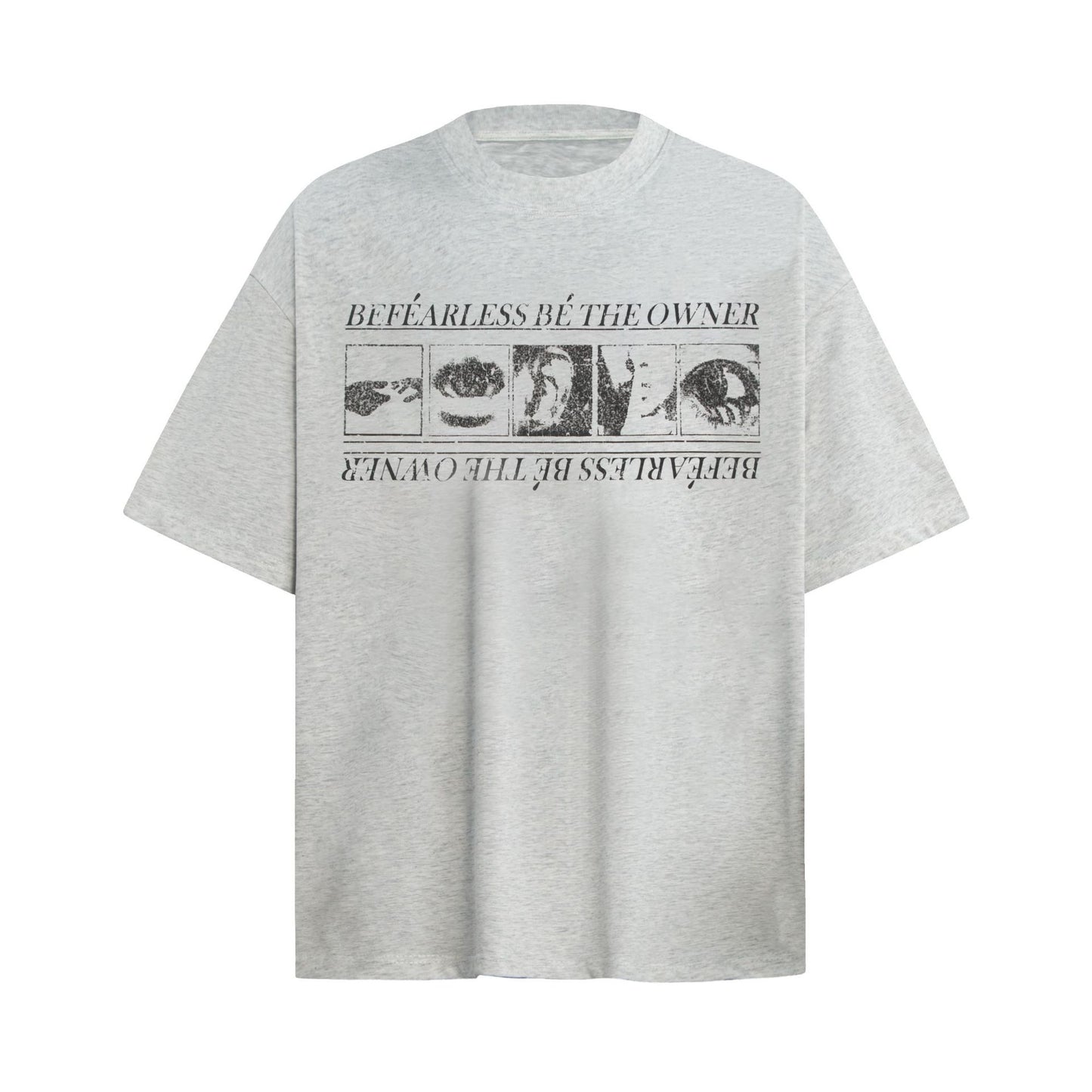 Unisex T-shirts Washed and Old Men's Loose Short Sleeve T-Shirts