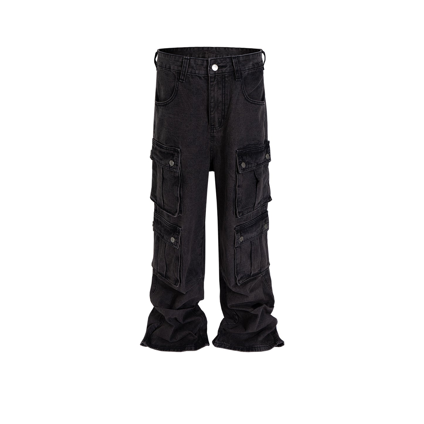 Rock Revival Jeans Long Pants Multi-Pocket Wide-Foot Jeans