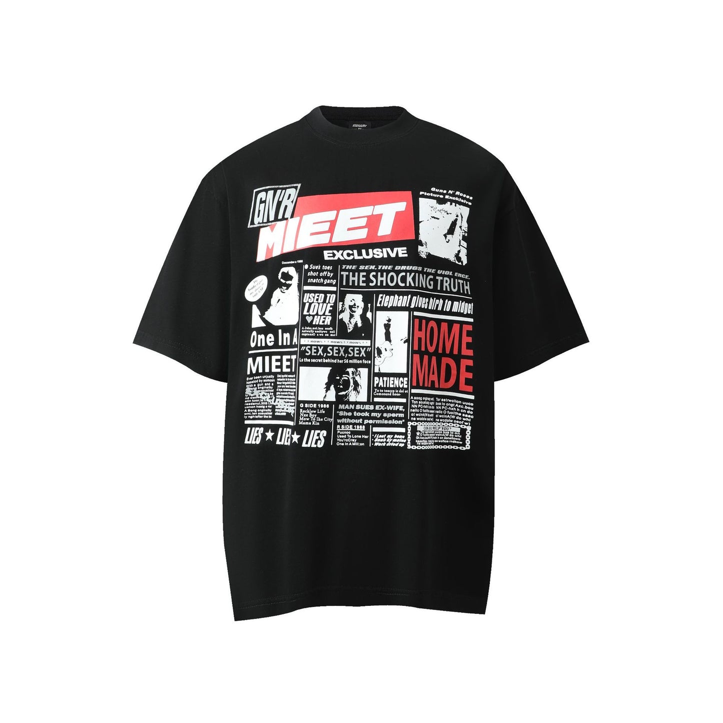 1990 Fashion T-Shirt Short Sleeve Loose