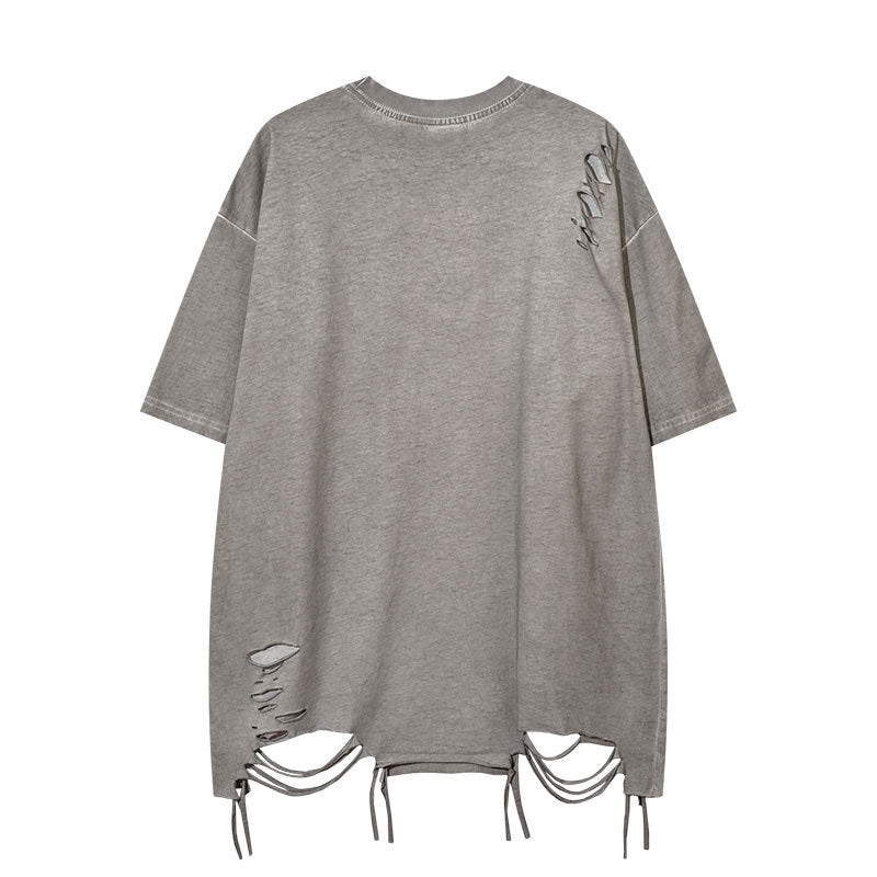 Vintage Tišö Rt short-sleeved men's and women's summer loose t-shirt