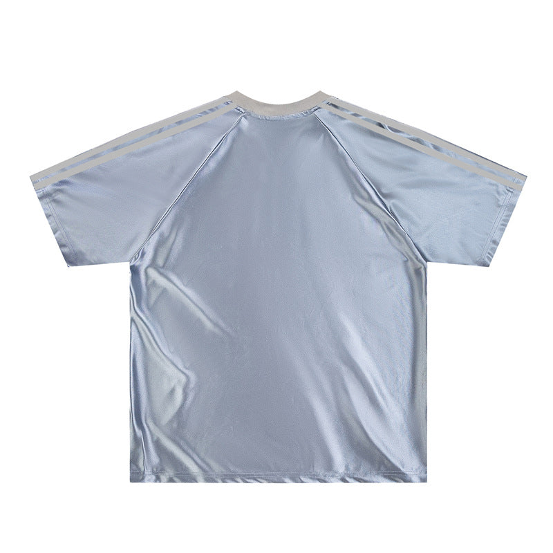 Casual Street Wear Vintage Cartoon Jersey Short Sleeve T-Shirt