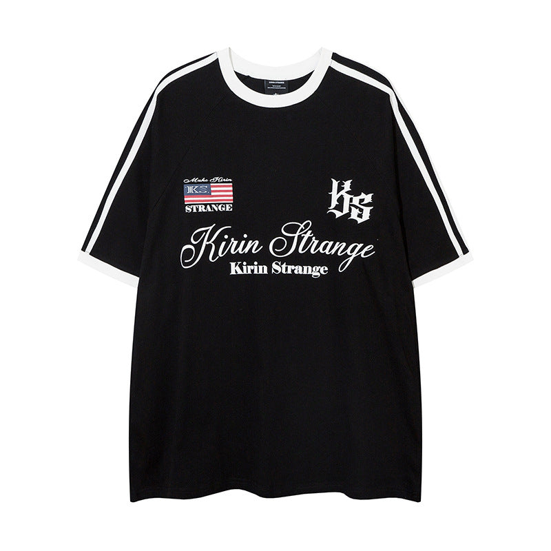 Marcas De Streetwear Short Sleeve T-Shirt Loose Top