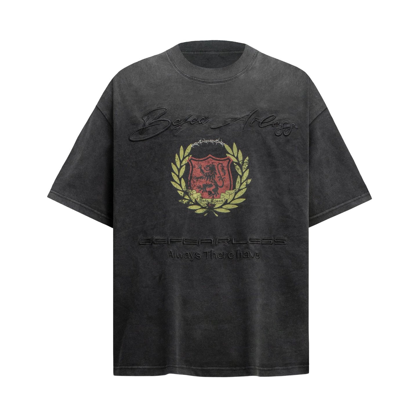 T shirt vintage usa summer vintage washed embroidered t-shirt short sleeve loose