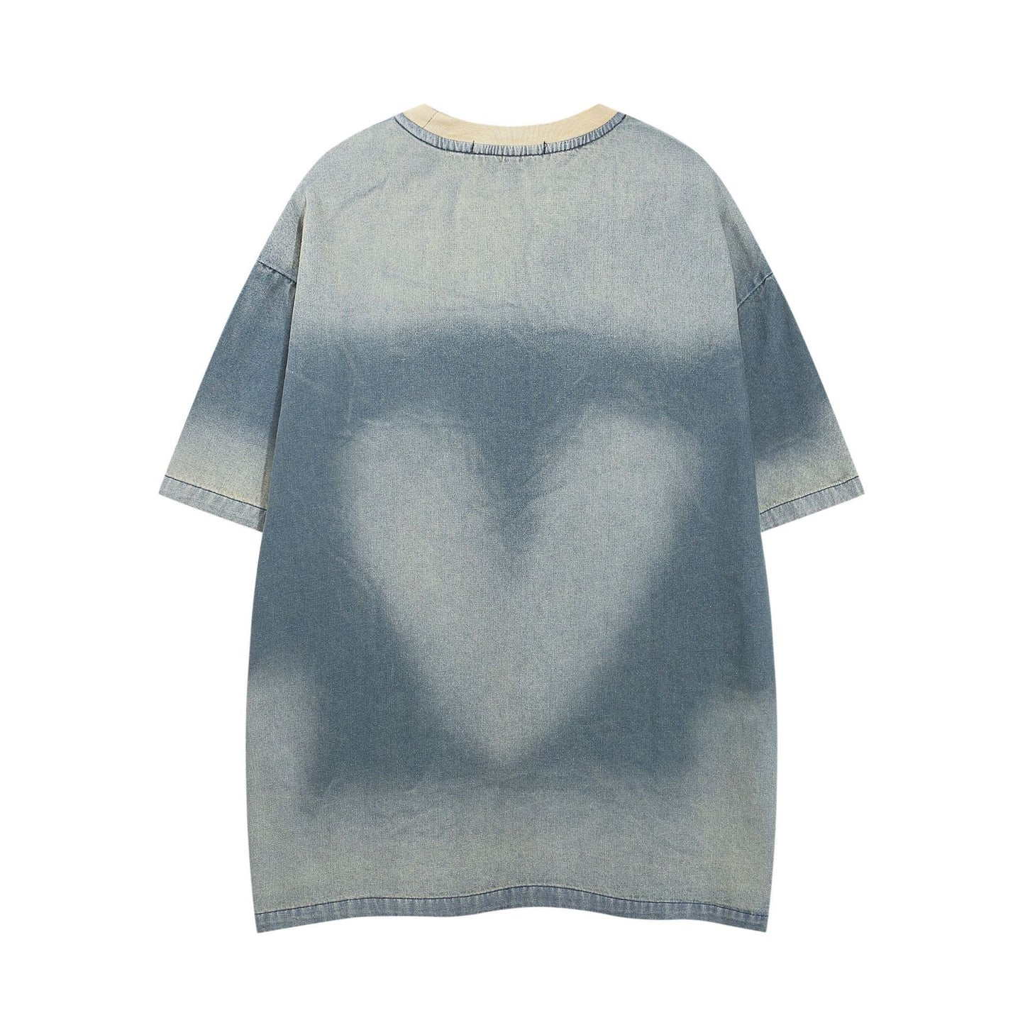 1990 Fashion T-Shirt Embroidery Short Sleeve