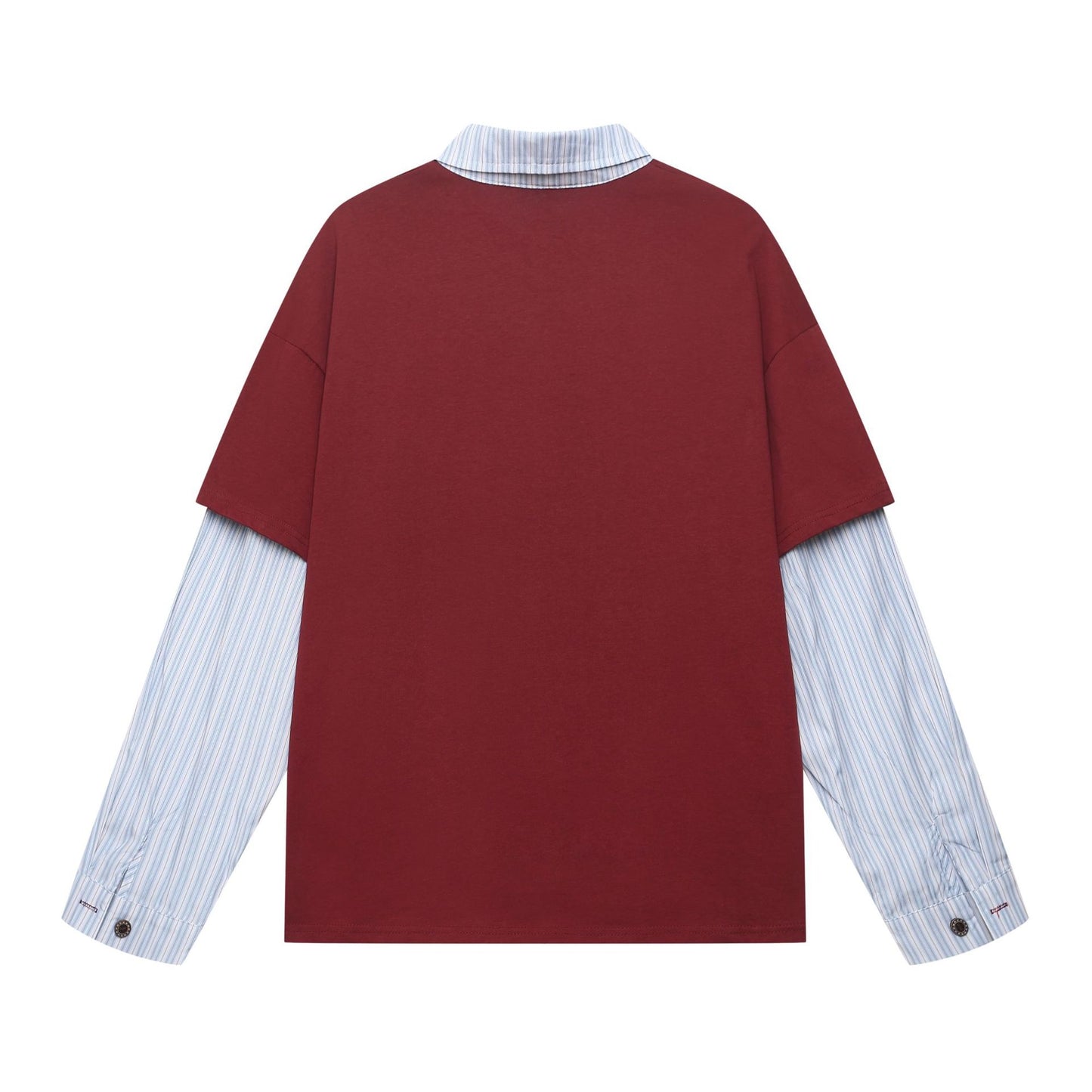 Unisex long-sleeved shirt men's autum lapel