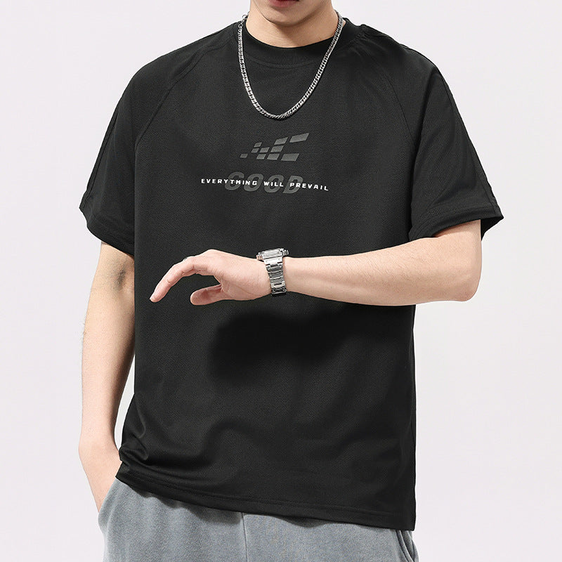 Mens T-shirts Printed Short Sleeves Summer Loose
