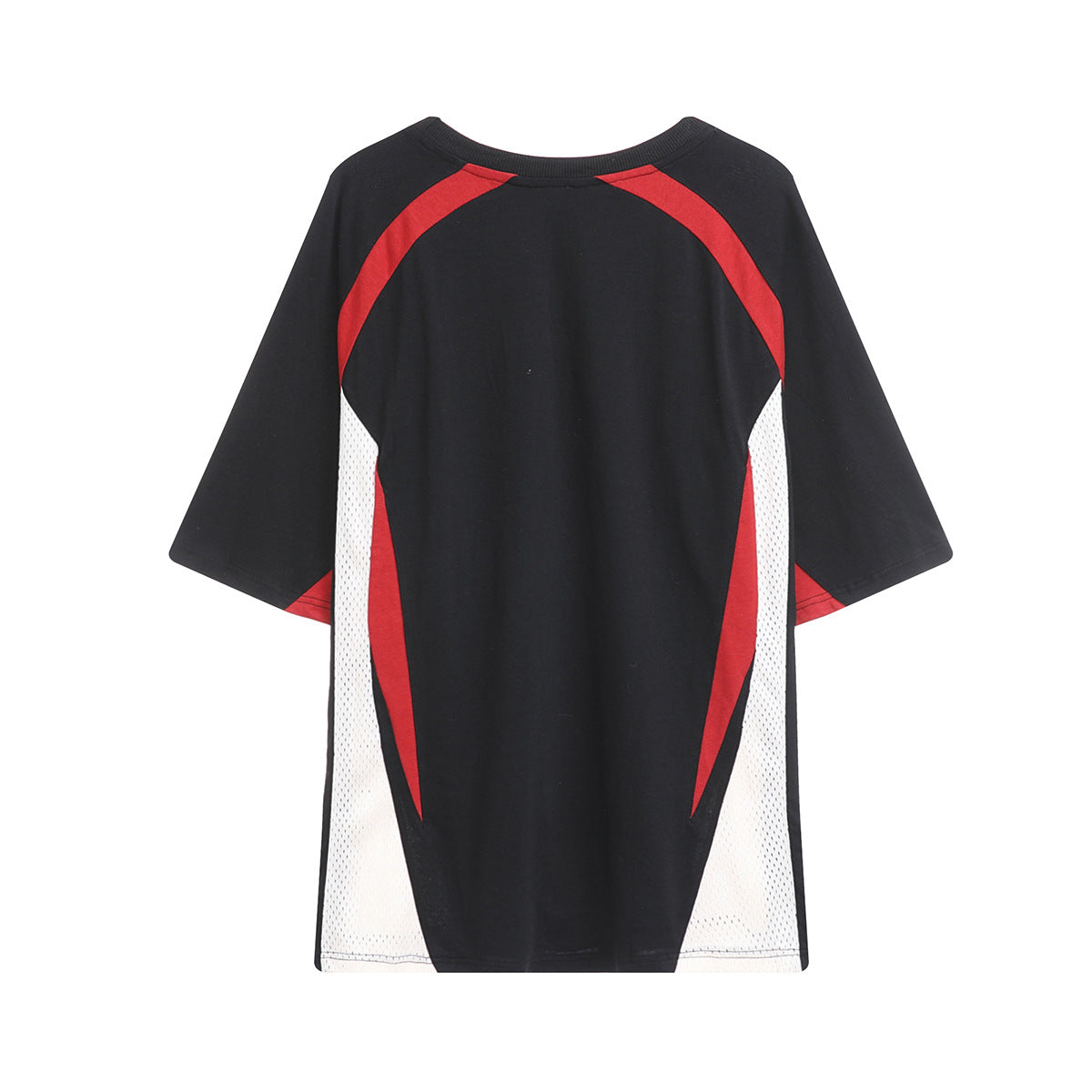 60s Style T Shirts Loose Locomotive Wind Mesh Short Sleeve T