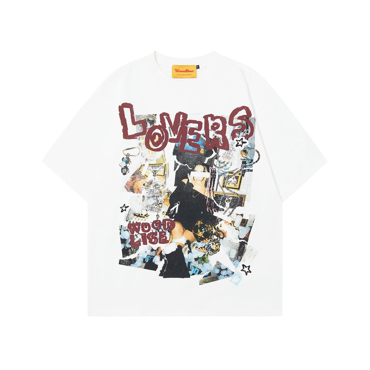 Unisex T-shirts Summer Magazine People Men's Loose Short Sleeve T-Shirt