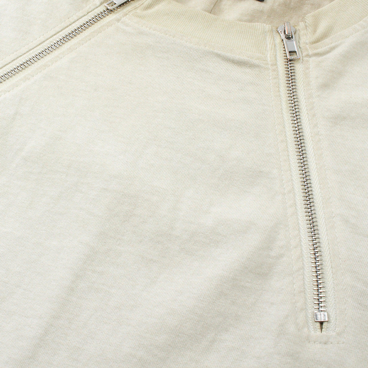 1990 Fashion T-Shirt Washed Ripped Zipper Short Sleeve