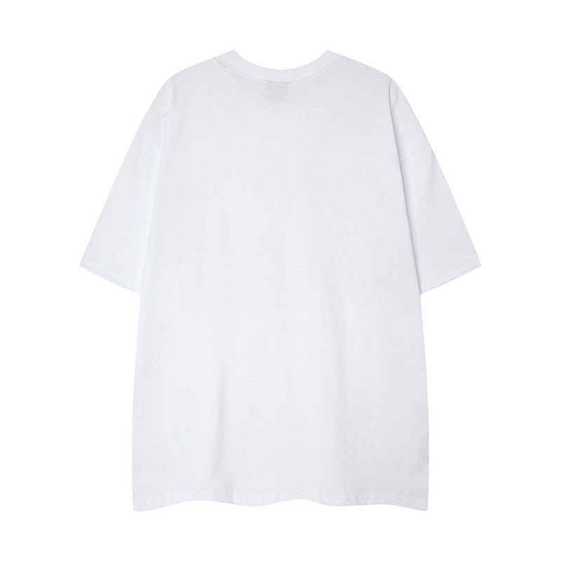 Nyc 1990 Shirt Casual Sports Vintage Loose Short Sleeve