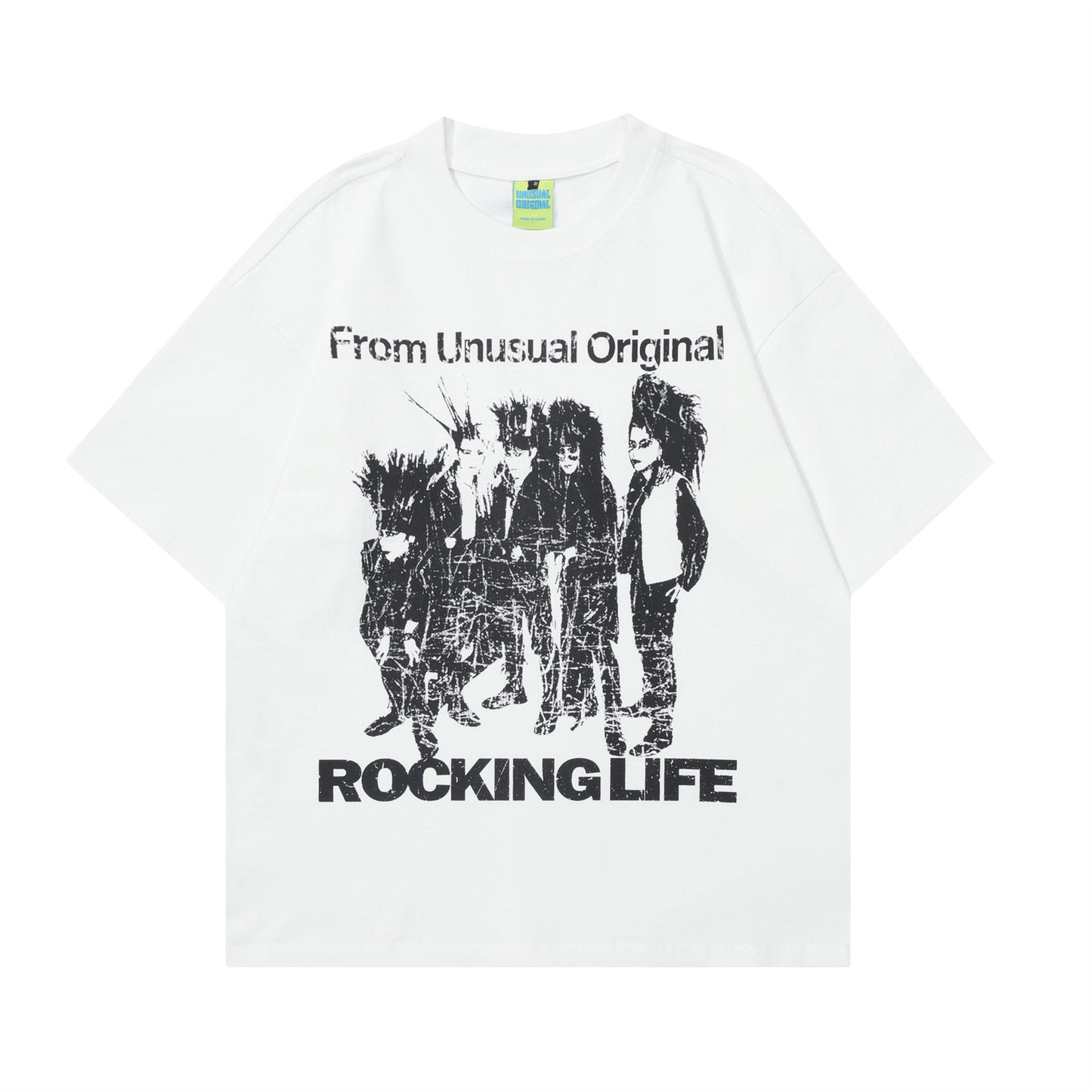 90s West Coast Hip Hop Fashion T Shirts Spring Summer Dopamine Loose Love Short Sleeve T-Shirt