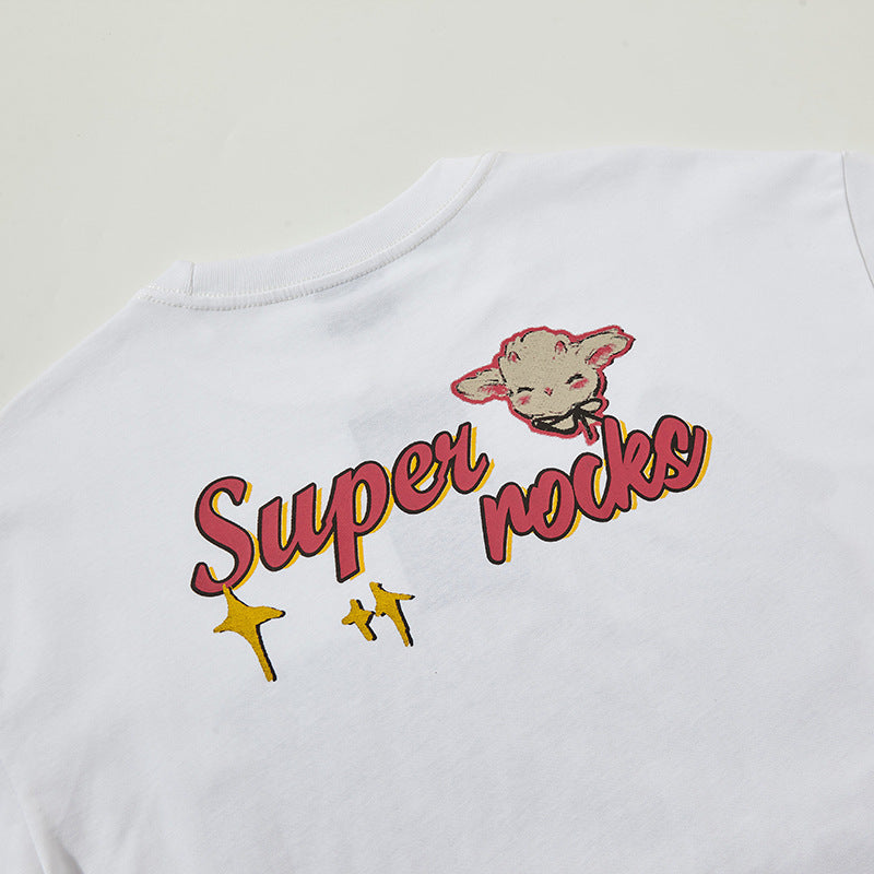 Nyc 1990 Shirt Retro Washing T-Shirt Men's Loose Casual Old Men's Short Sleeve T-Shirt