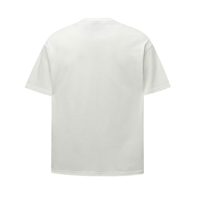 Hip Hop Shirts For Boys Short Sleeve T-Shirt Summer Graffiti Print Crew Neck Top