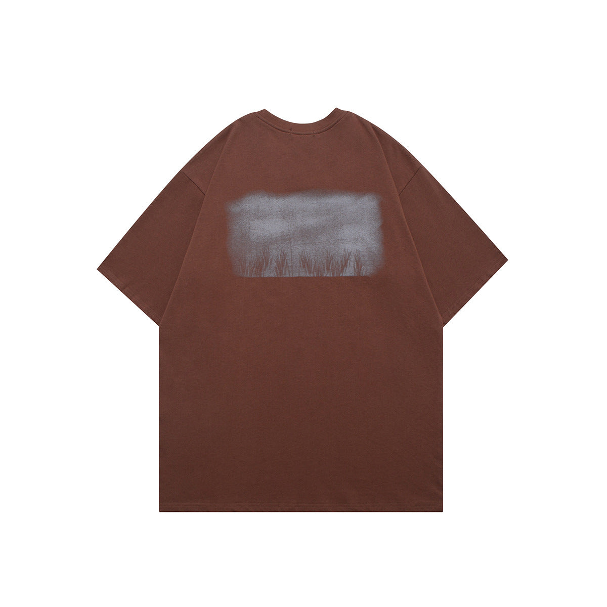 1990 Fashion T-Shirt Washed and Old Short Sleeve T-Shirt