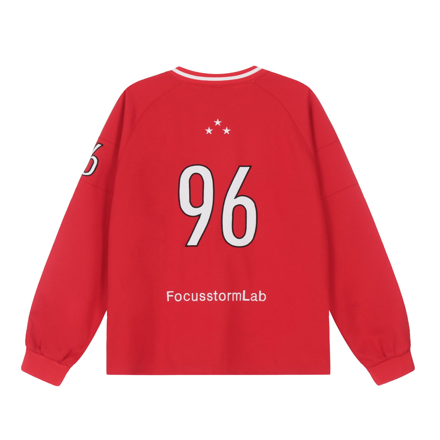 New York Hip Hop Style Fall Vintage Sports Casual Striped Alphabet Embroidered Pullover Sweater